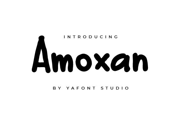 Amoxan: A Handwritten Font for Digital Marketing