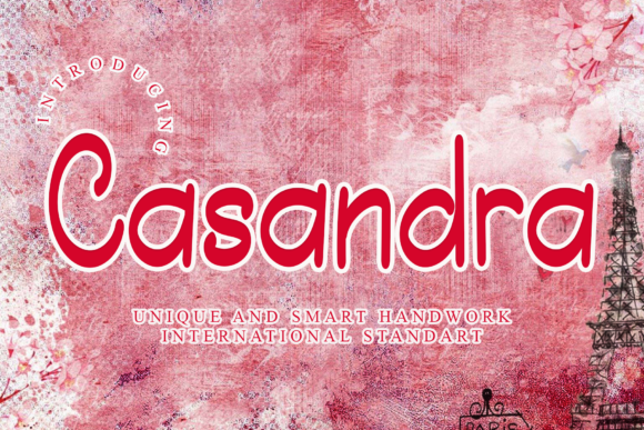 Casandra: A Sweet Script Font