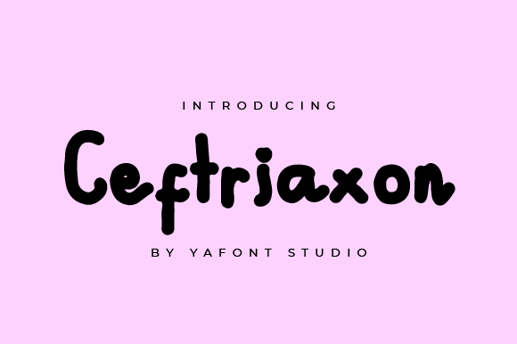 Ceftriaxon: A Handwritten Font for Campaigns