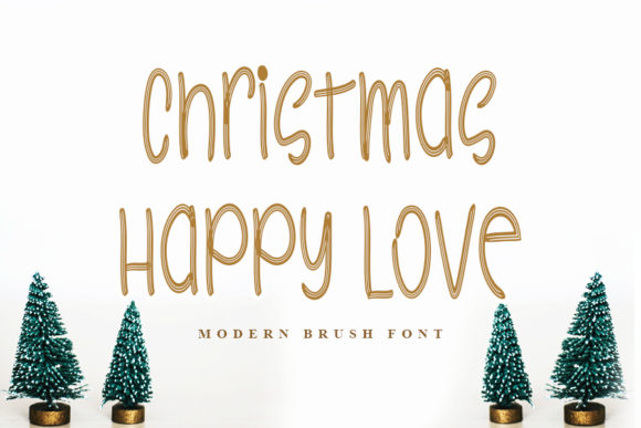 Christmas Happy Love Font for Business