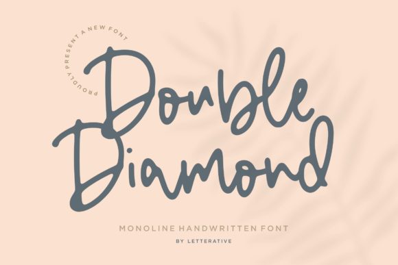 Double Diamond Font for Creative Projects