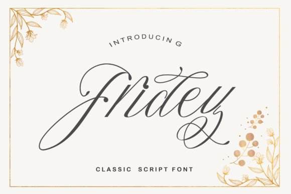 Fridey: A Handwritten Font for Web Design