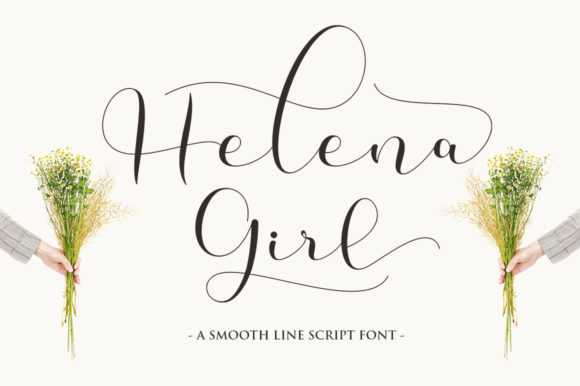Helena Girl Font: Elegant Script for Digital Marketing
