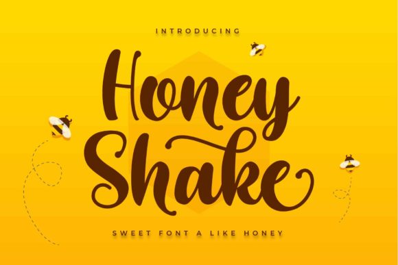 Honey Shake Font: A Sweet Typeface for Your Handmade Creations