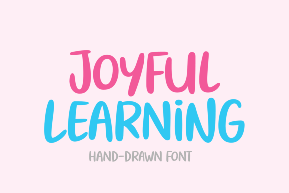 Joyful Learning Font for Creative Projects