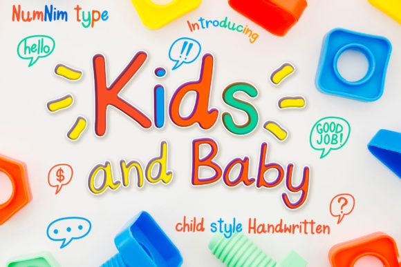 Kids and Baby Font for Web Design