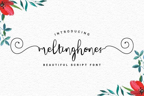Meltinghones: A Handwritten Font for Editorial Elegance