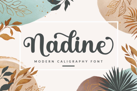 Nadine: A Handwritten Typeface That Elevates Campaign Design
