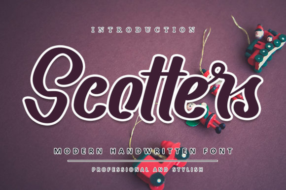 Scotters: A Stylish Handwritten Font