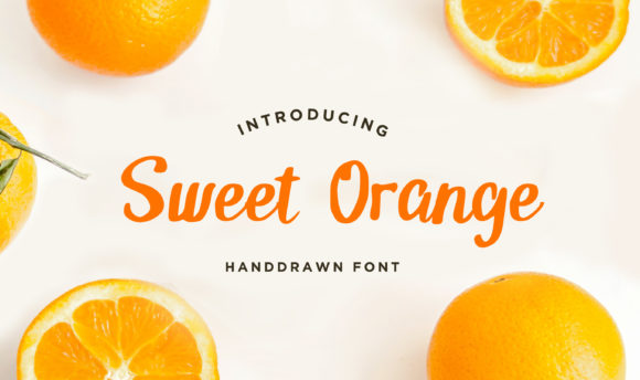Sweet Orange: A Handwritten Font That Brings Joy to Every Design