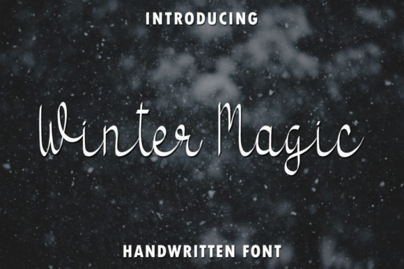Winter Magic Font: Elegant Script for Designers