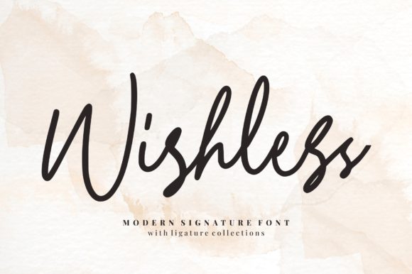 Wishless Font for Stylish Design